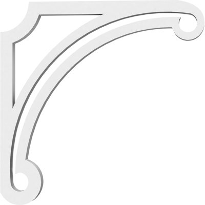 5/8"W X 8"D X 8"H Arch Architectural Grade PVC Bracket