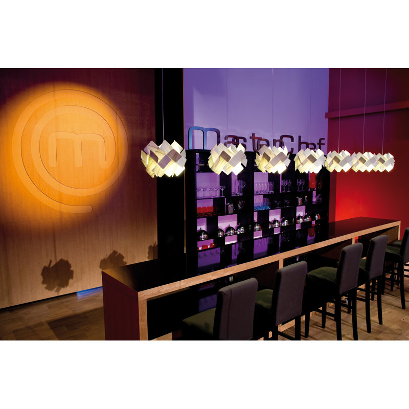 1 - Light Pendant, E26 Base, Natural Cherry, Matte Black