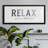 Relax - Matted and Framed Under Glass, Large Living Room Wall Art-1507441758