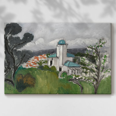 Le marabout (paysage à Tanger) - Henri Matisse - Toile tendue avec châssis - 1912