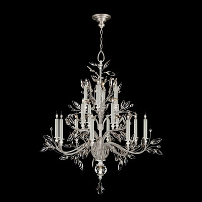 Lustre rond 45 po Crystal Laurel