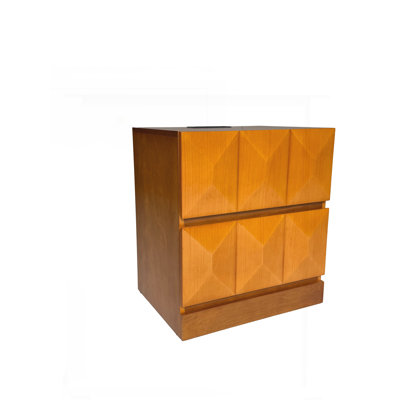 Tall Modern Nightstand with Charging Station