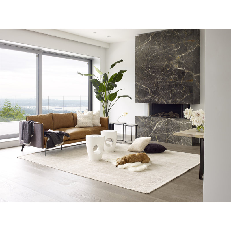 MESSINA LEATHER SOFA COGNAC