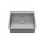 Évier de cuisine encastré 24 po x 18 po x 9 po à cuve simple en acier inoxydable de calibre 16 24 po avec ensemble de drain