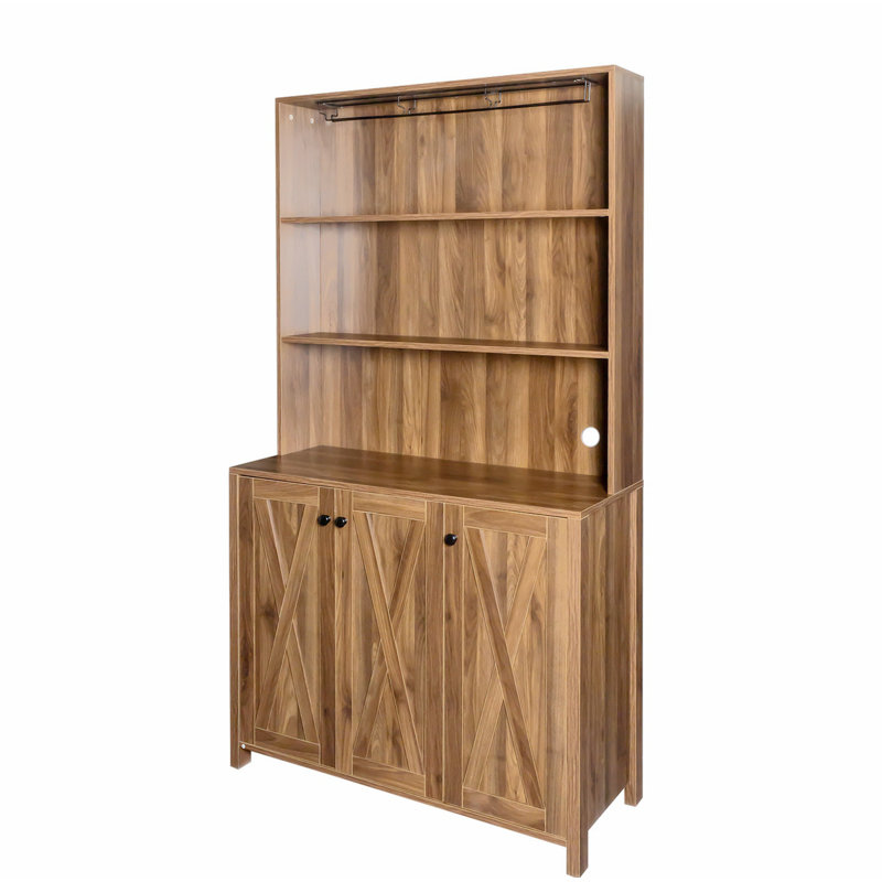 Gerarde 70.87'' Kitchen Pantry, Walnut