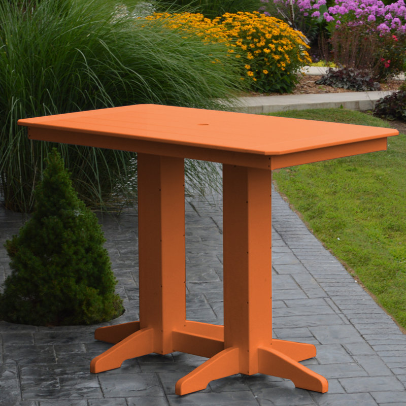 Table de salle à manger Nettie, Orange, l 33 po x L 72 po x H 42 po