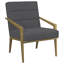 Chaise d'appoint rembourrée avec accoudoirs-623106659