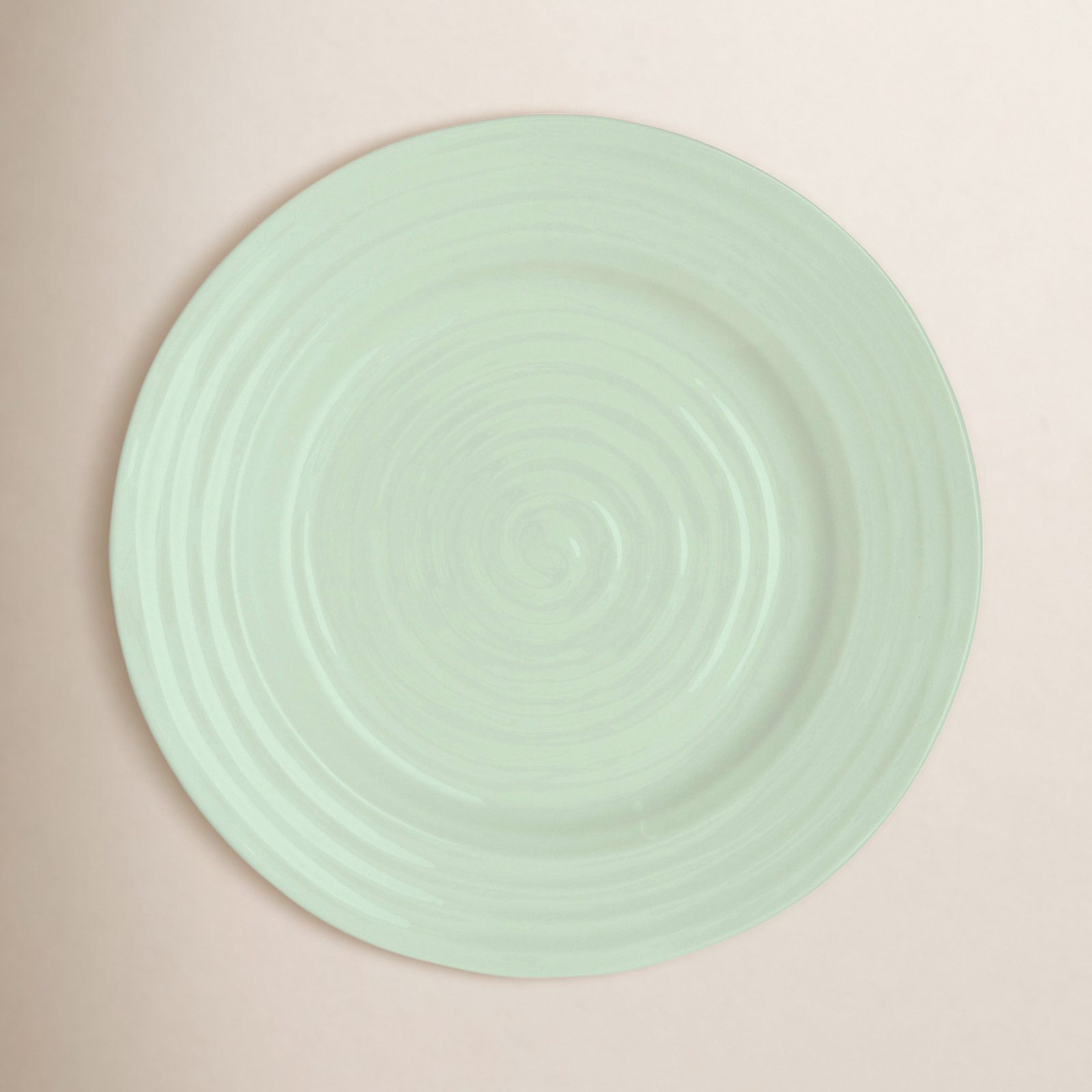 Sophie Conran White 8" Salad Plate, Green