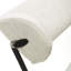 Ananias Upholstered Metal Side Chair in Beige