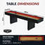 Avenger Recreational 9' Shuffleboard Table