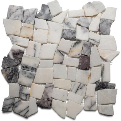 Carrelage mosaïque en pierre lilas Cnk Tile