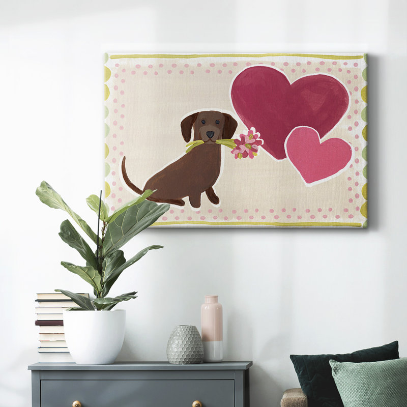 Dachshund Delight Collection A-Gallery, toile tendue, H 8 po x l 12 po