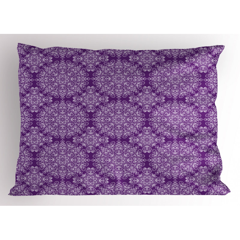 Manly Polyester Damask Sham Set, Twin