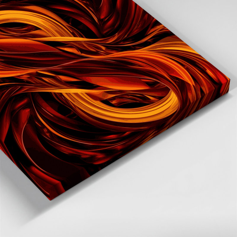 Art numérique sur toile, abstraction numérique 3, H 16 po x l 16 po