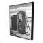 Old Gas Pump Monochrome Car Framed Canvas | Home Decor