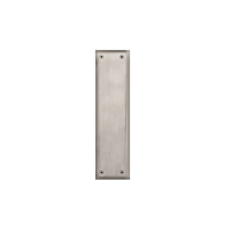 New York Pull/Pull Plate, Satin Nickel