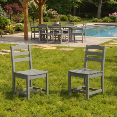 Outdoor HDPE Patio Dining Chair