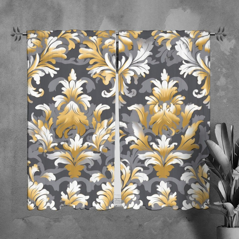Dirrick Room Darkening Curtain Pair, 20" W x 61" L