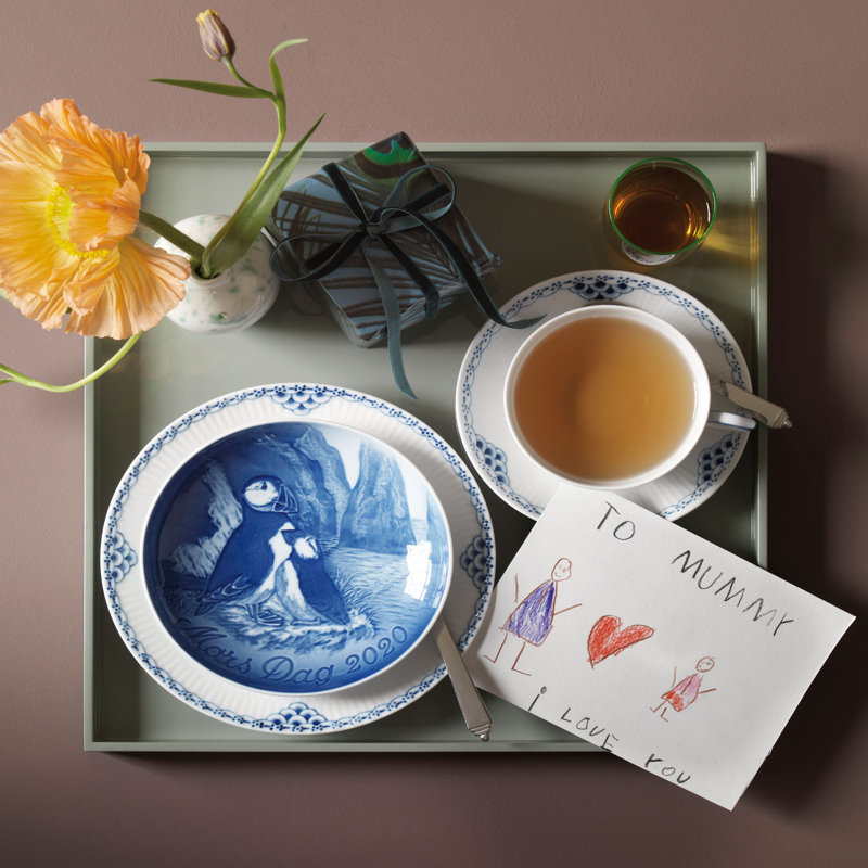 Princess Royal Copenhagen Plate, 7.5" W