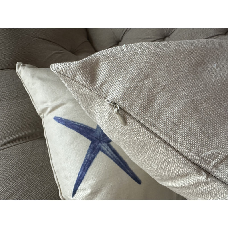 Set of 4 sea-world atmosphere throw pillow covers 
