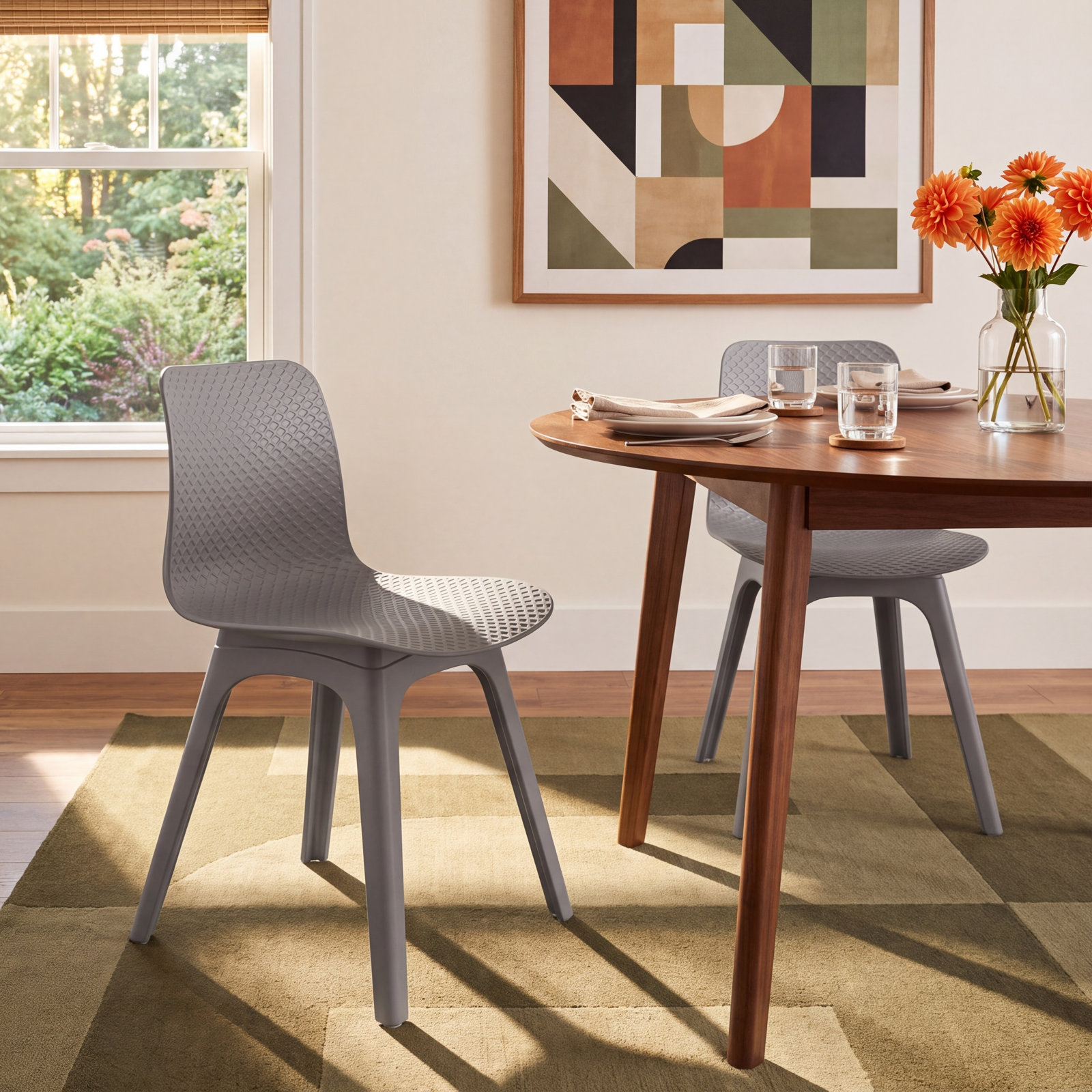 Brin Dining Chair, Gray