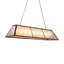 60" Long Tri-Panel Oblong Pendant