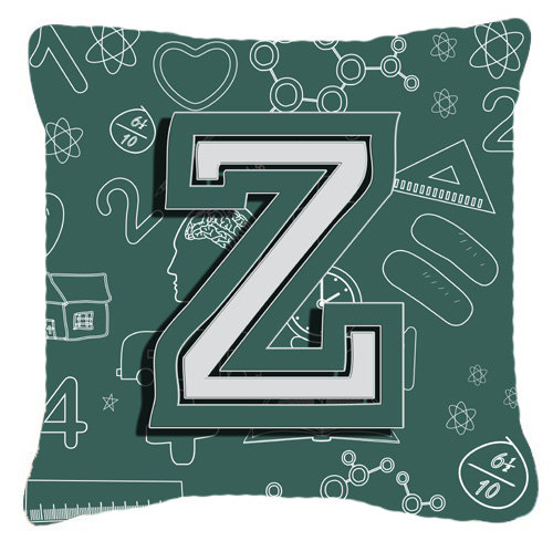 Reversible Throw Pillow, 18" H x 18" W x 5.5" D, Z