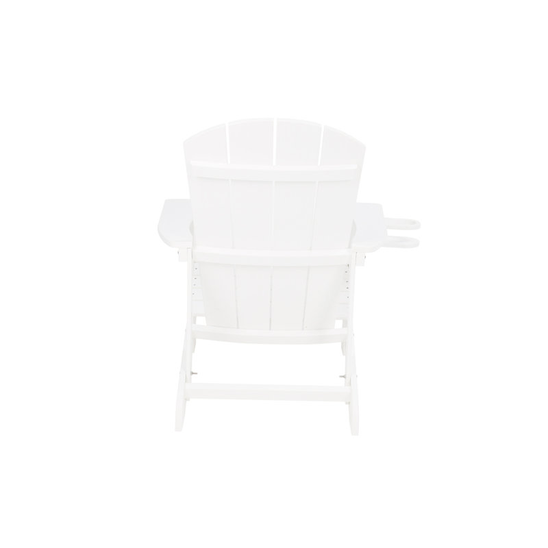 Chaise longue d'extérieur en acier inoxydable HiPS, Blanc
