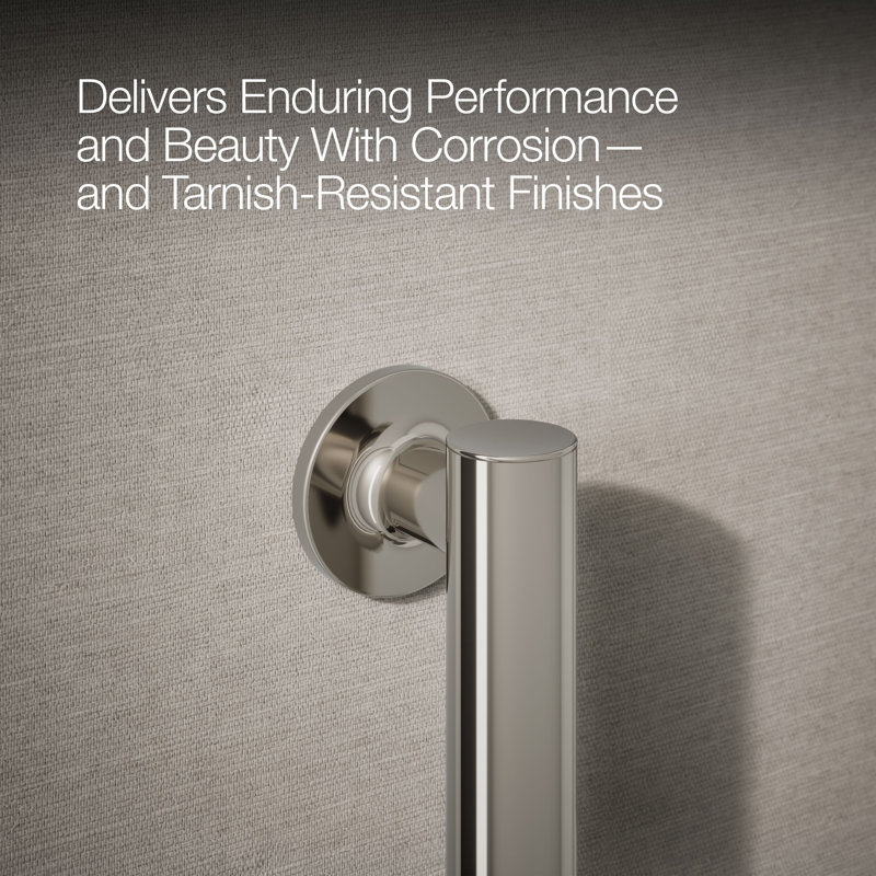 Purist Grab Bar, Vibrant Polished Nickel, 12"W