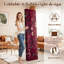 Cloison pliante 4 panneaux paravent à motif floral rouge bordeaux fleur de bohème rétro Toile colorée cloison séparateur de protection autoportant cloison d'intimité-133671781-133671779
