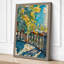 Sunlit Balcony Garden Coastal - Wrapped Canvas-1689094531-1689094555