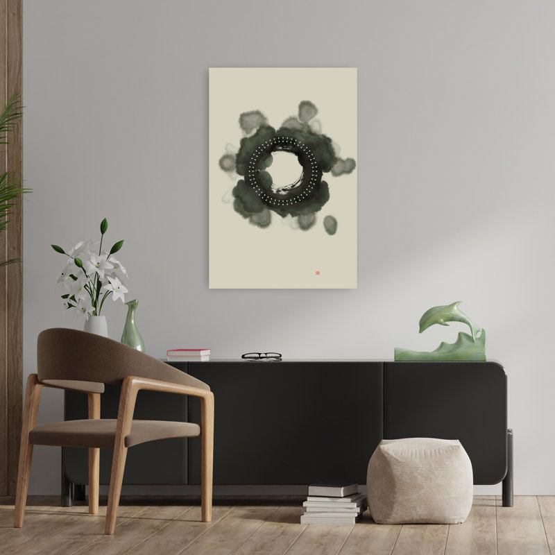 Art contemporain contemporain abstrait Peaceful, H 36 po x l 24 po