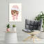 Sleepy Christmas Bear Contemporary Bear Winter Wall Art Print by Mathieu - Wrapped Canvas Print-1686191386
