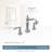 Weymouth High Arc Widespread Bathroom Faucet with Drain Assembly-66985280