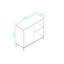 90cm Sideboard