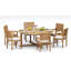 Maldives Outdoor - Piece Teak Dining Set-1670268704
