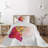Eclectic Polyester Geometric Shapes Coverlet-41894879