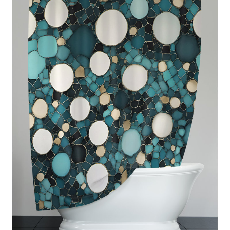 Rideau de douche Ossabaw, H 72 po x l 70 po