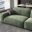 Canapé modulaire en polyester vert