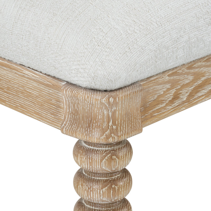 Lawrence Upholstered Dining Chair, Almond
