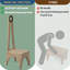 Tabouret d'appoint en bois massif Feeny-139932972