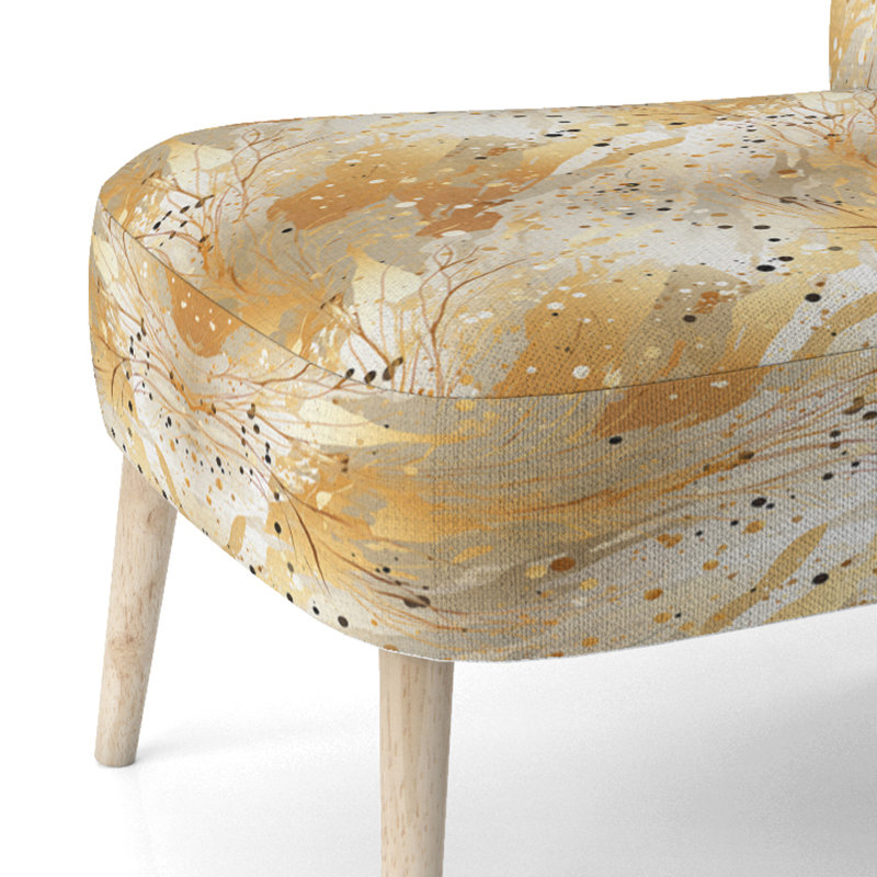 Chaise d'appoint rembourrée Golden Marble Radiance