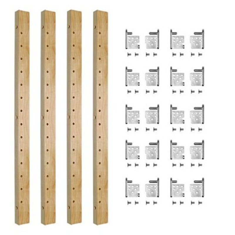Burkey Wood Pull Out Pantry, 58.63" H x 2.5" W x 1" D