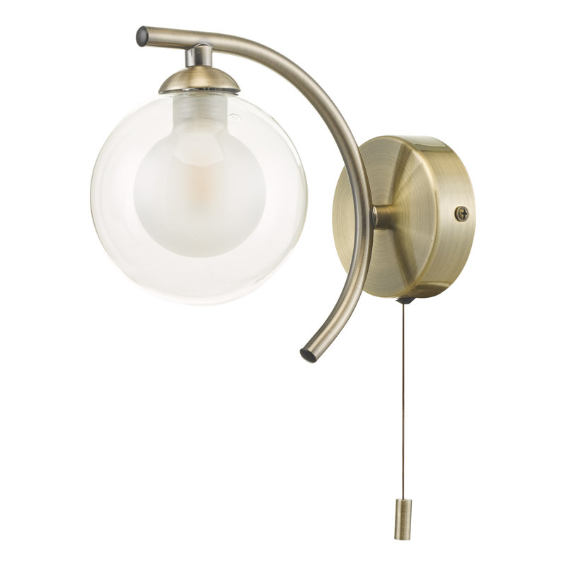 Pipkins Armed Sconce, Antique Brass