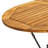 Midfield Folding Wooden Dining Table