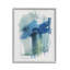 «Blue Scribbles Paint Single Photo Frame» par Grace Popp sur toile-105885142-105108635