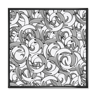 Formes monochromes organiques IV - Impression sur toile