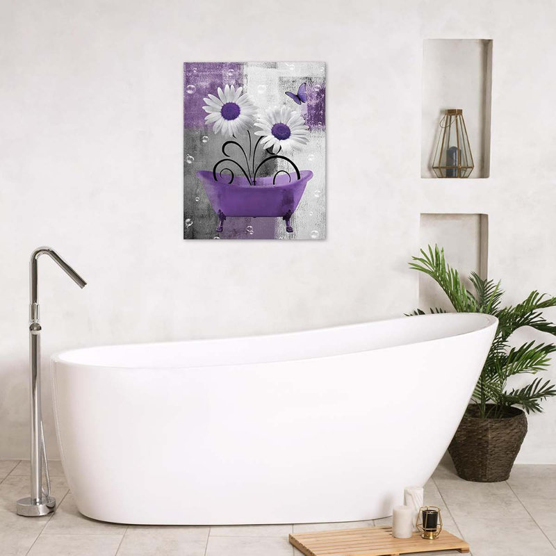 Wrapped Canvas Print, Purple, 60 cm H x 40 cm W