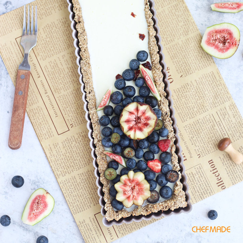 CHEFMADE 14 Inch Rectangle Tart Pan