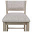 Mobilier de salle à manger en bois de style campagnard avec tabouret de bar et repose-pieds
